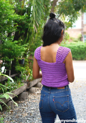 easy crochet crop top