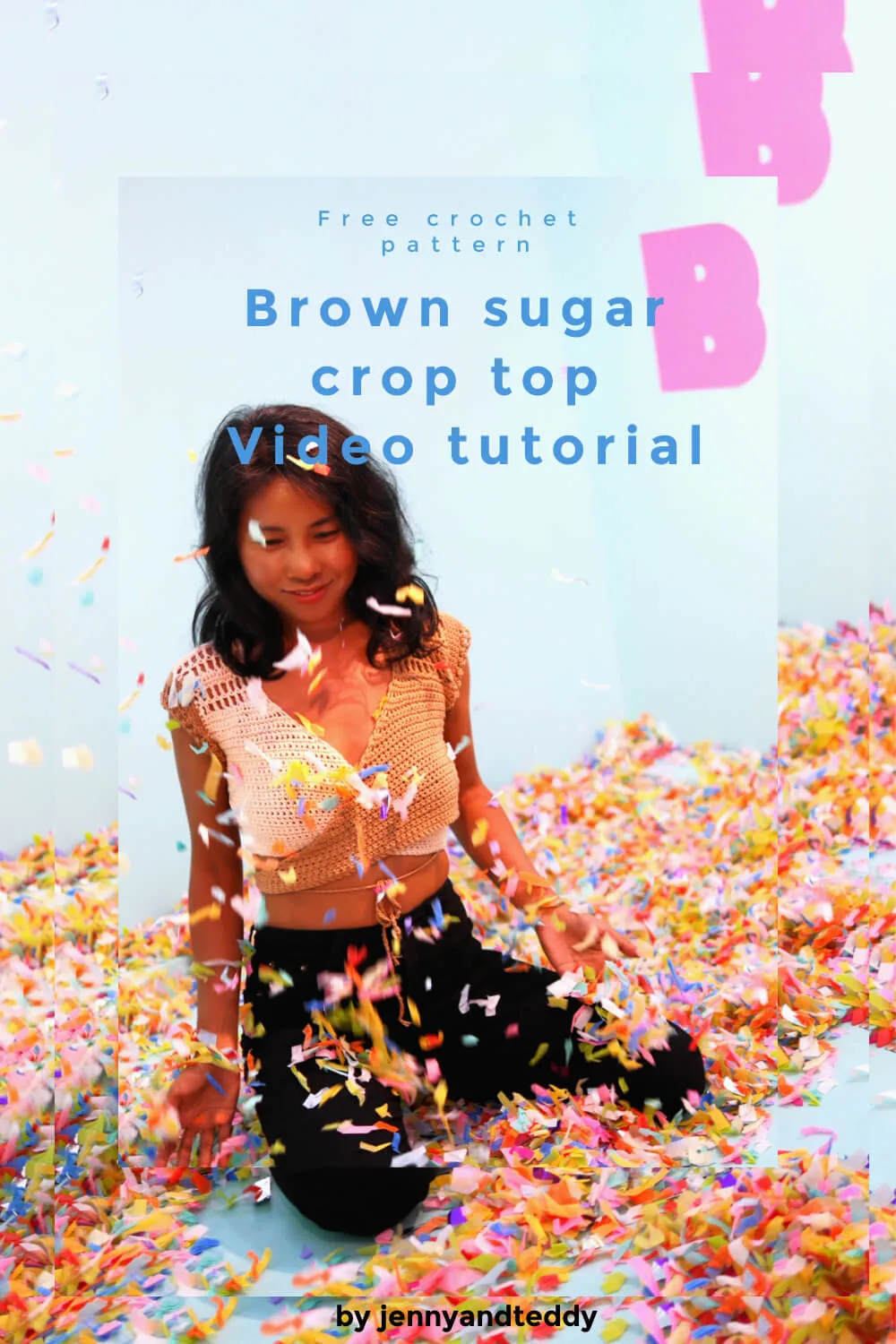 easy and quick crochet crop top tutorial