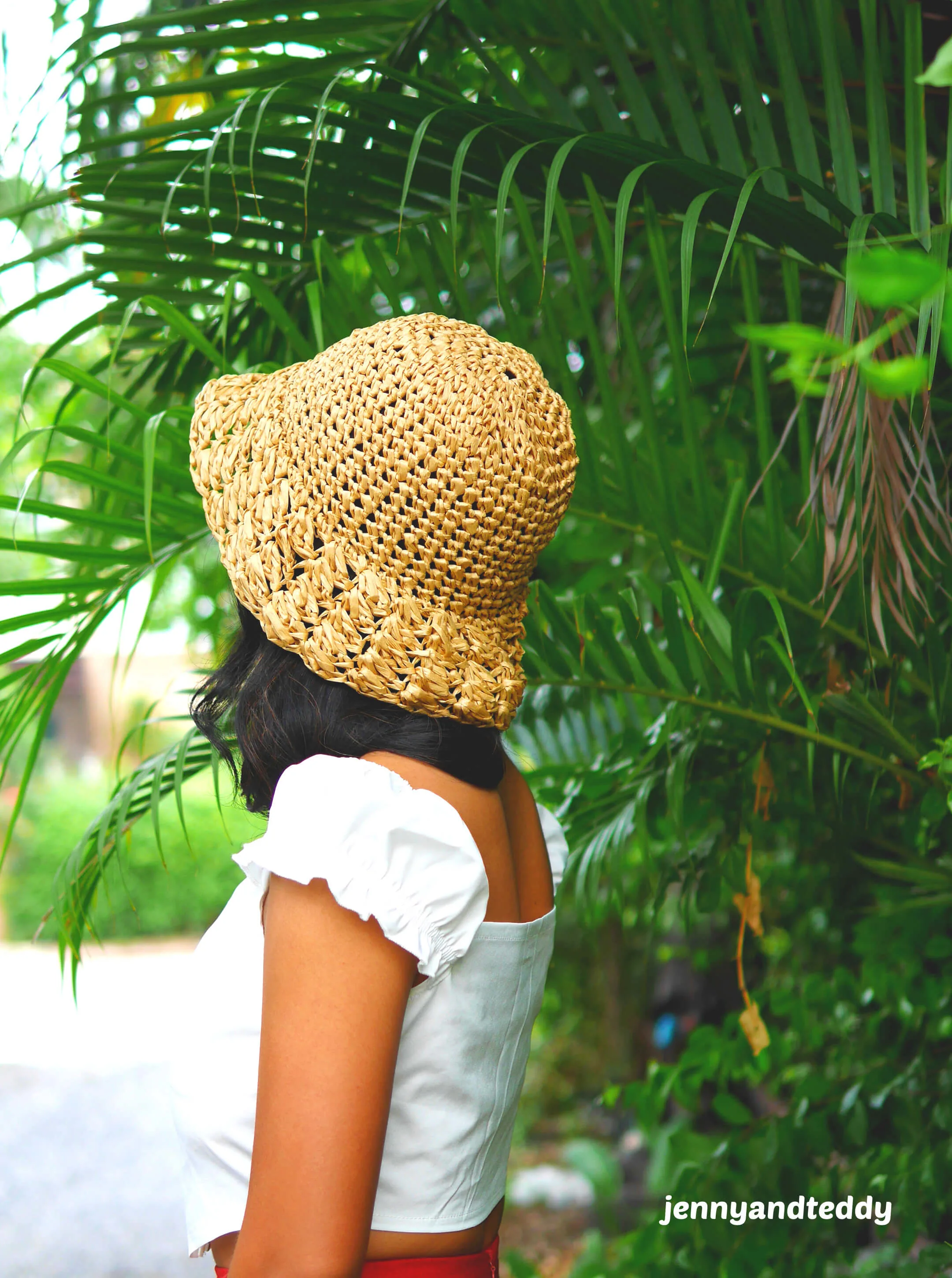 simple crochet everyday sun hat