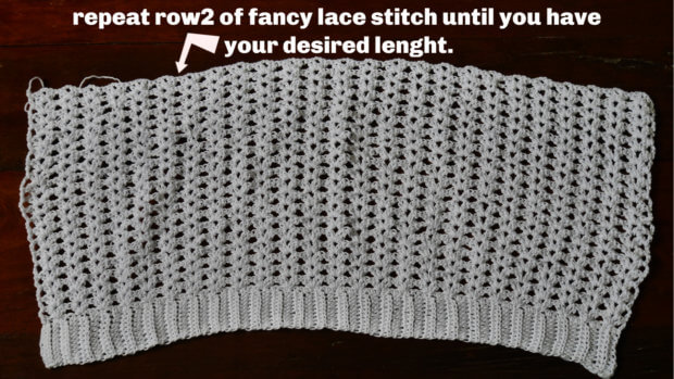 easy crochet skirt free video tutorial