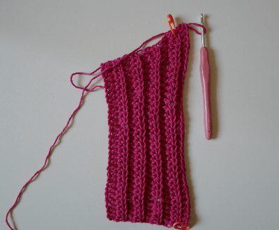 crochet ribbed tank