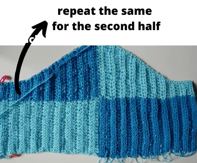 simple crochet color crop halter top