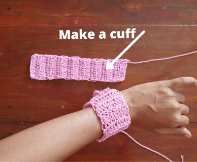 crochet cuff