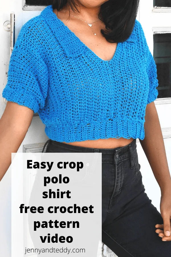 Beginner Friendly Crochet Crop Top - Free Pattern + Video