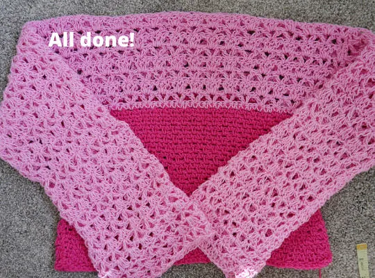 crochet lace sweater top pattern