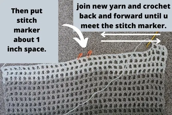 How to creating a v neck for crochet top.