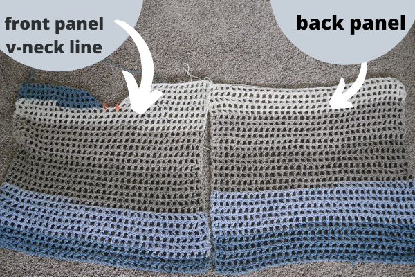crochet summer mesh top