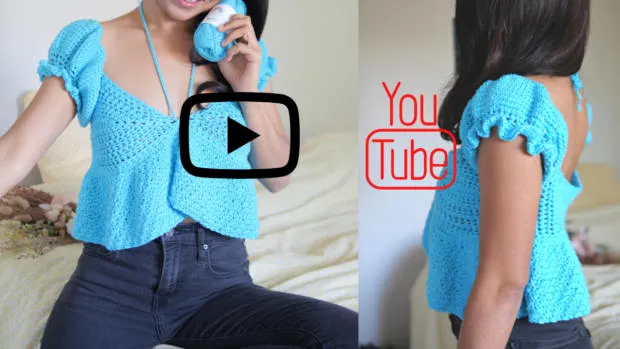 easy crochet baby doll top youtube tutorial.