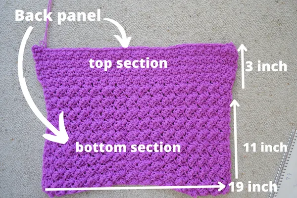 back panel chunky sweater.