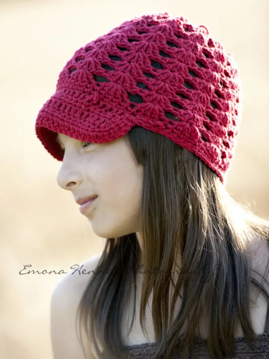 easy crochet baseball cap free pattern adult size.