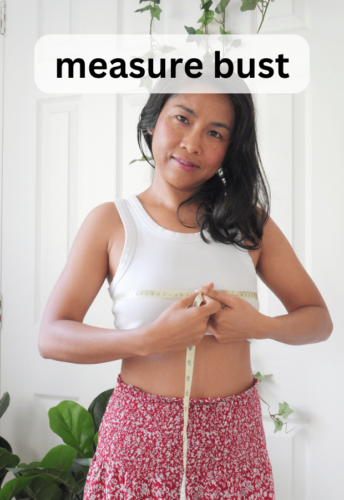 how to measure your body for your crochet garment.