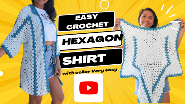 youtube crochet shirt video tutorial.