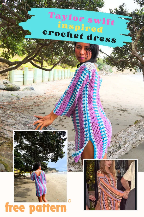 taylor swift inspire crochet dress free pattern.