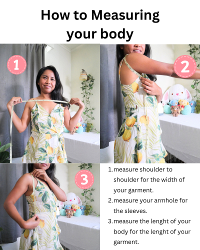 how to measuring your body to make crochet mesh sweater top.