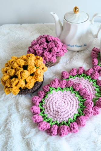 easy beginner flower bouquet free pattern