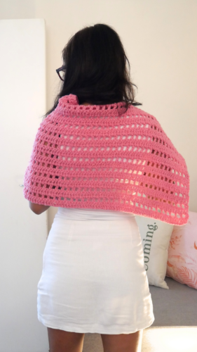 basic lace summer poncho crochet tutorial.